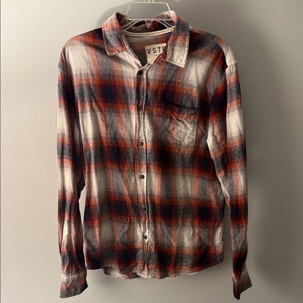 VSTO Women's Classic Plaid Button Down Shirt